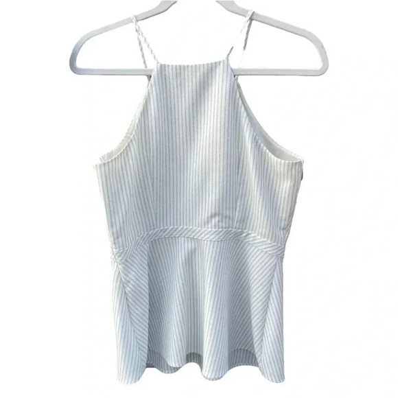 Banana Republic Sleeveless Striped Work Top - Picture 1 of 4
